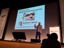 Rochester Optical @ Wearable Technologies Conference unveils RO GOLD for Google Glass