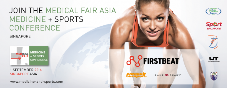Join the inaugural MEDICAL FAIR ASIA MEDICINE + SPORTS CONFERENCE, for free!