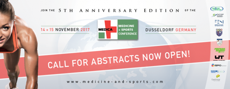 Your chance to speak at the 5th Anniversary of the MEDICA MEDICINE + SPORTS CONFERENCE