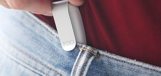 Foci Wearable Boosts Your Focus Through The Power of Machine Learning Foci helps stay focused