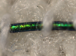MIT Engineers Create Pressure-Responsive Smart Fibers That Change Color to Show Bandage Pressure Pressure-sensitive fiber