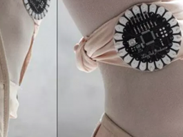New Wearable Tech Captures Dance Movements Transforms Them Into Visual Sensations Wearable e-traces ballet shoes