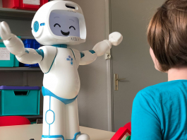 This Therapy Robot Helps Children with Autism by Teaching Them Social Skills Therapy robot autism