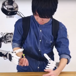 Fusion: Backpack-Style Robot Companion Gives Wearer Extra Arms for Collaborative Projects Fusion robot