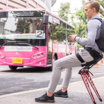 LEX Wearable Chair Lets You Sit Wherever You Want and Also Enhances Your Posture Lex wearable chair