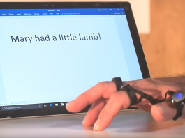 Tap Wearable Keyboard and Mouse Now Compatible with Microsoft’s Virtual Desktop Environment Tap wearable keyboard