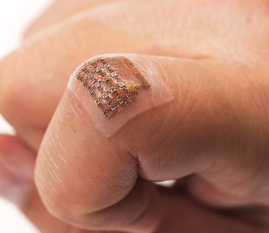 This Wearable Stick-On Ultrasound Patch Can Measure Blood Pressure Deep Inside Body Ultrasound patch