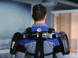 MATE Exoskeleton by Comau Boosts Workers’ Strength and Performance without Using Electric Power MATE exoskeleton