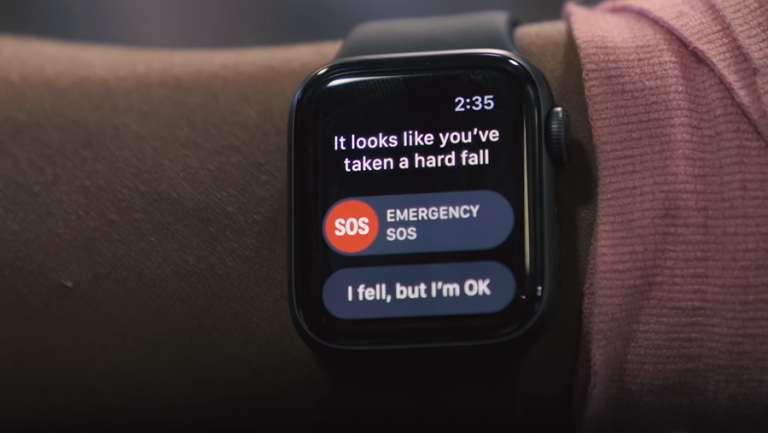 Wearable devices fall risk