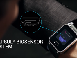 PKvitality’s SkinTaste Sensor and Tiny Needles Measure Glucose by Painlessly Penetrating Your Skin PKvitality smartwatch