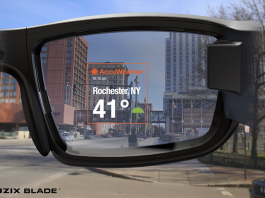 Vuzix Will Showcase Blade Smartglasses with AR Weather Content Delivered by AccuWeather at the CES 2019 Vuzix AccuWeather partner