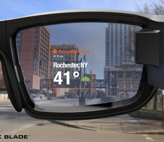 Vuzix Will Showcase Blade Smartglasses with AR Weather Content Delivered by AccuWeather at the CES 2019 Vuzix AccuWeather partner