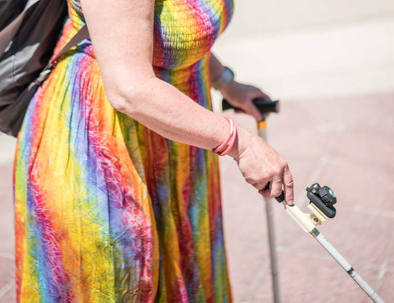 BuzzClip for the blind