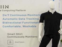CES 2019 Wearable: Myant Unveils Washable Blood Pressure Monitoring Smart Shirt