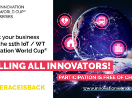 Get ready to Scale up with the 11th IOT/WT Innovation World Cup®!