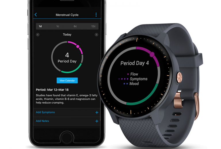 Garmin menstrual cycle tracker