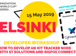Hands-on Developer Workshop in Helsinki by STMicroelectronics, Sigfox and Connected Finland