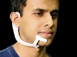 AlterEgo: Wearable That Lets You Give Voice Command by Reading Your Unspoken Thoughts AlterEgo wearable