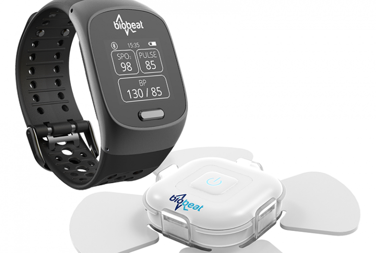 Biobeat blood pressure monitor