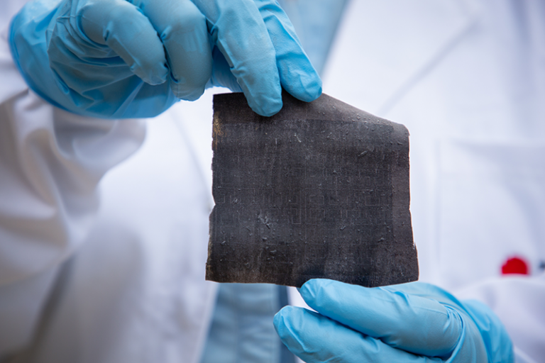 RMIT laser printed smart fabric