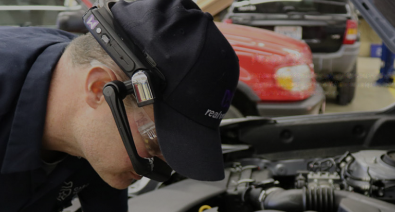 RealWear HMT-1 AR Helmet Helping Car Companies