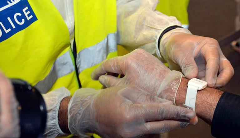 Bahrain using covid 19 wristbands