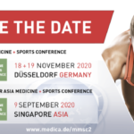 Save the date & Call for Speakers: 8th MEDICA MEDICINE + SPORTS CONFERENCE & 3rd MEDICAL FAIR ASIA MEDICINE + SPORTS CONFERENCE