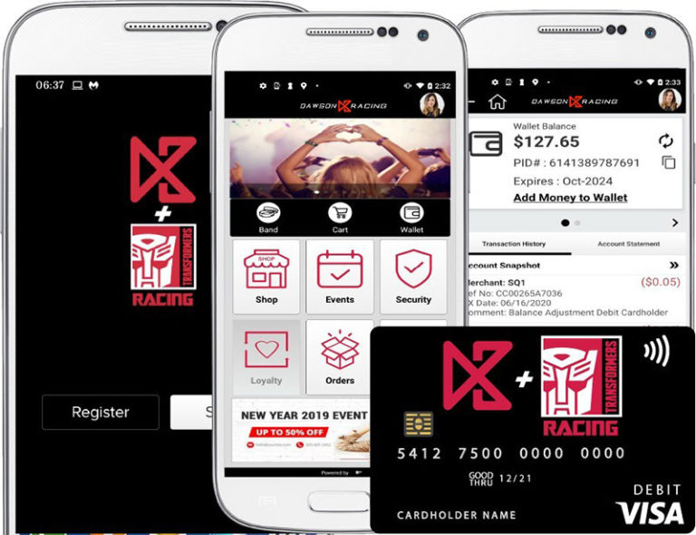 Dawson Racing Square 1 Flex Partnership For Contactless Payment