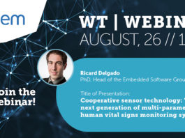 WT | Studio Talk: CSEM – Cooperative sensor technology: The next generation of multi-parameter human vital signs monitoring system