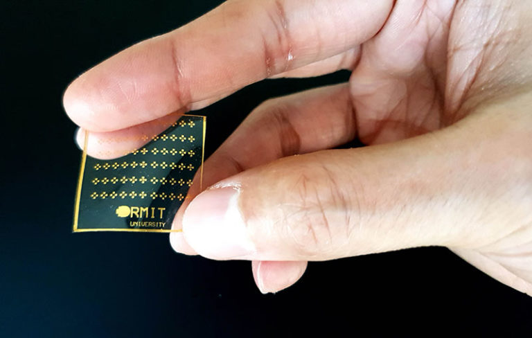 Electronic Skin Senses Pain