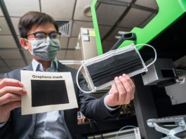 Graphene Facemask Kills Bacteria and Showed Potential In Deactivating Coronavirus Graphene Facemask Can Kill Coronavirus
