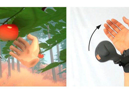 Microsoft Studies Haptic Controller that Simulates Momentum and Gravity Microsoft haptic PIVOT controller