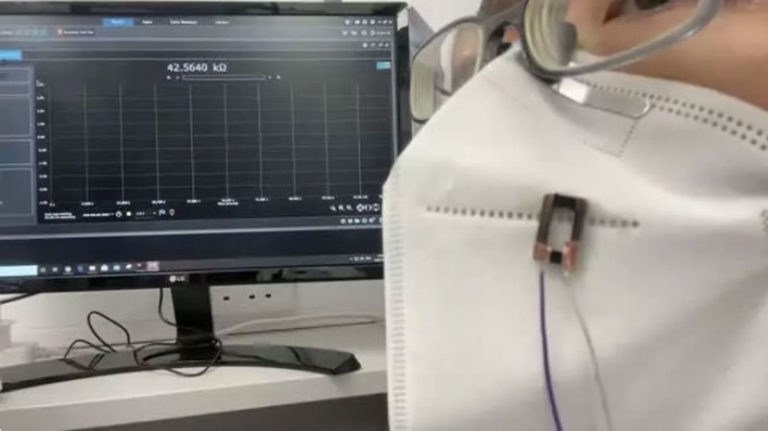 3D Printed Fibers Sense Breath Sound