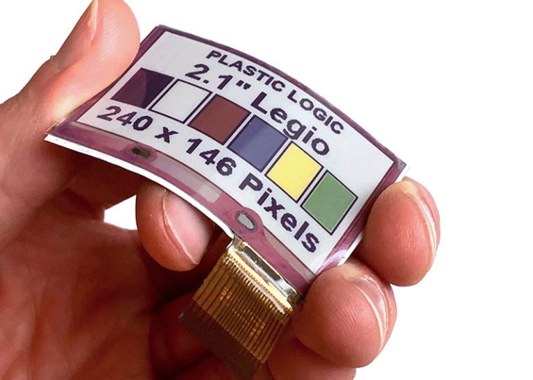 Flexible Color E Ink Displays for Wearables