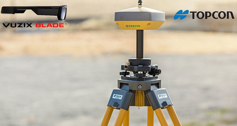 Vuzix Topcon MAGNET combination in construction sites