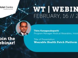 WT | Studio Talk: Holst Centre – Wearable Health Patch Platform