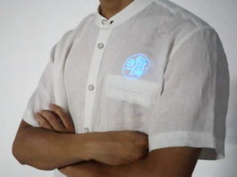 Chinese Scientists Develop Smart Fabric That Can Display Texts Fudan University wearable display