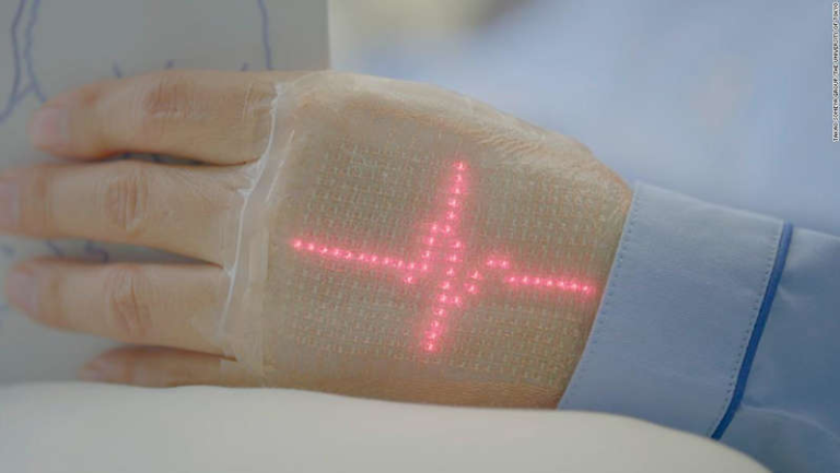 Wearable e-Skin Monitors Health