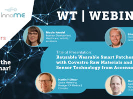 WT | Studio: Covestro | innoMe | accensors: Reusable Wearable Smart Patches with Covestro Raw Materials and Sensor Technology from Accensors