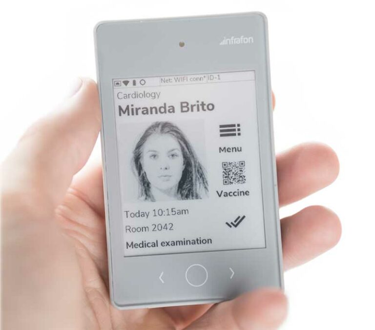 Infrafon Smart Badge Connected Monarch Technology